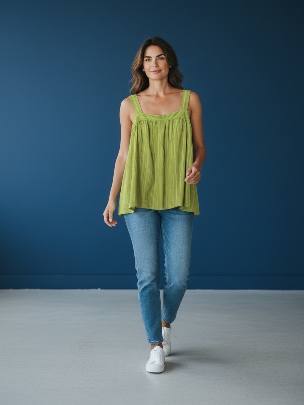 Ana Woven Tank Top XL